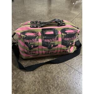 Rare Andy Warhol Campbells Soup Canvas Duffle Bag With Strap
